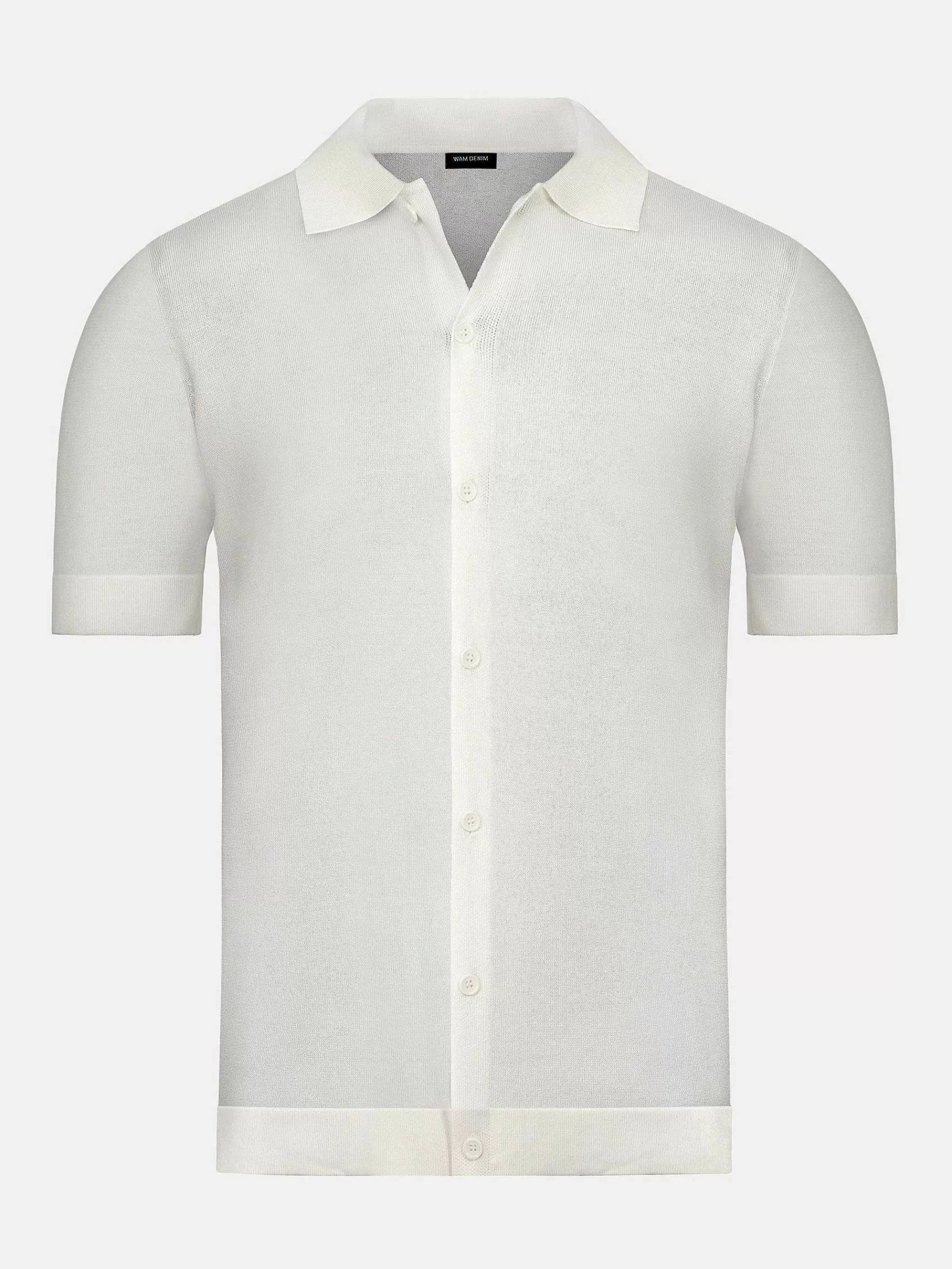 Wam Denim Polo'S<James Full Button-Down White Polo